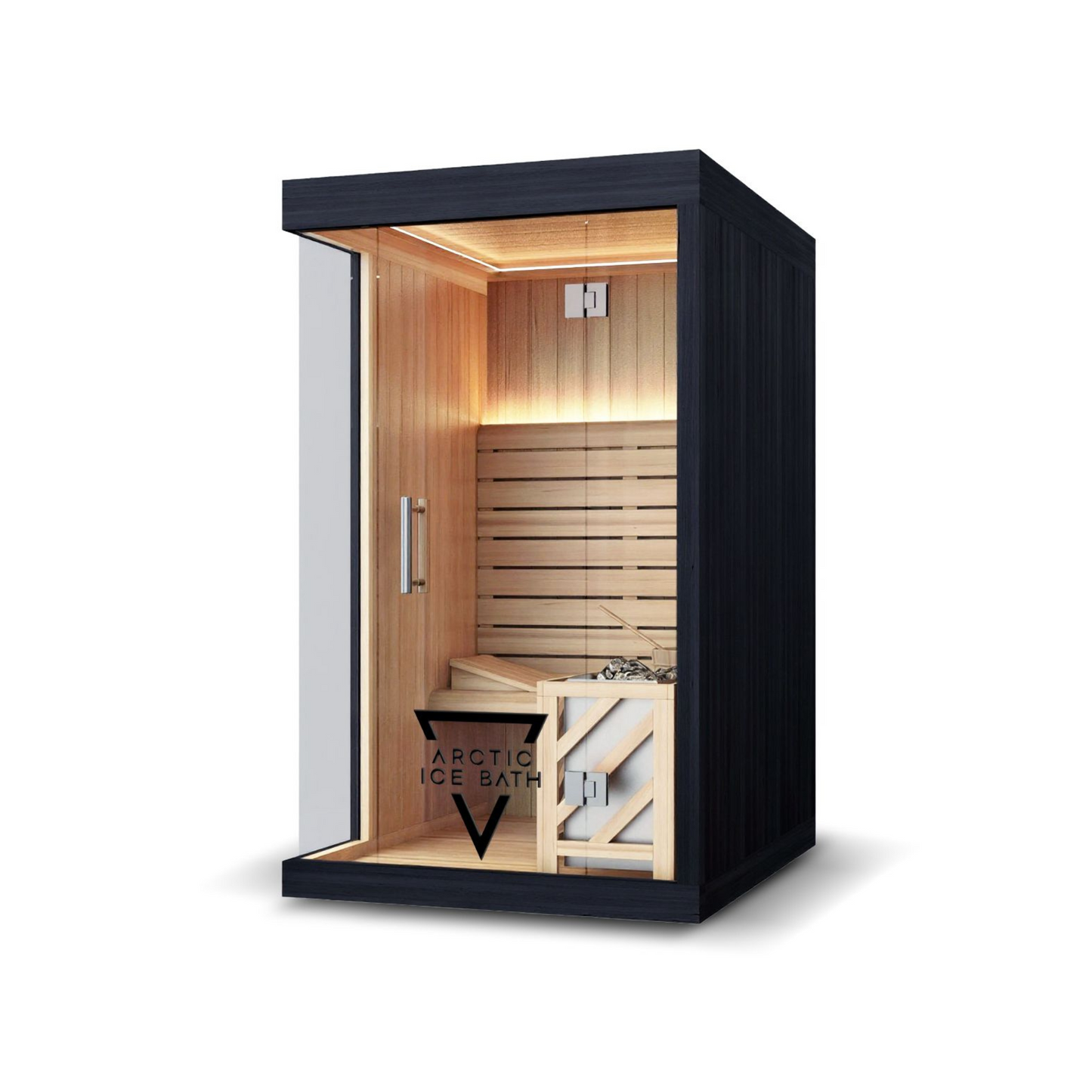 2-3 PERSON TRADITIONAL SAUNA | BLACK SCORCHED SERIES