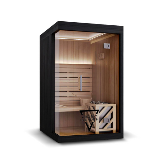 2-3 PERSON TRADITIONAL SAUNA | BLACK SCORCHED SERIES