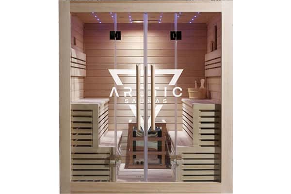 Arctic 3-4 Person Traditional Glass Face Style Sauna