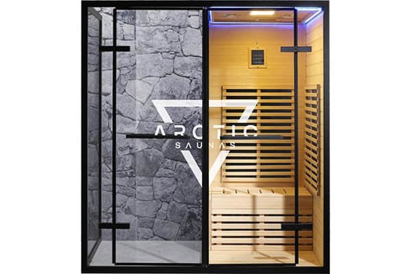 Arctic One Person Infrared Sauna and Change Room