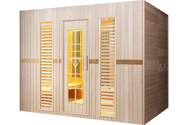 Arctic Six Person Rustic Infrared Sauna House