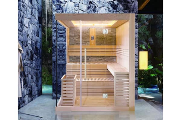 Arctic Six Person Traditional Glass Face Sauna House