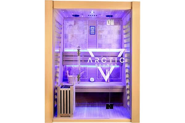 Arctic Two Person Infrared Glass Face Lux Sauna