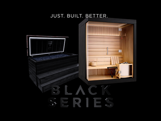 COMBO C | THE ARCTIC BLACK SERIES AVALANCHE + 4-6 PERSON TRADITIONAL SAUNA