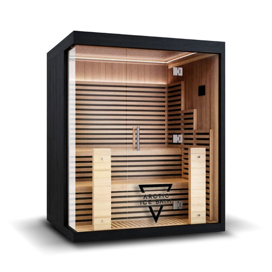 4-6 PERSON INFRARED SAUNA | BLACK SCORCHED SERIES