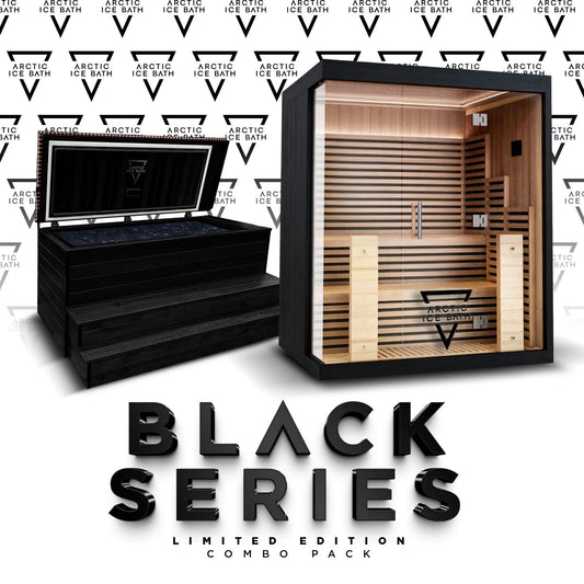 COMBO B | TAA + 4-6 PERSON INFRARED SAUNA - BLACK SCORCHED SERIES