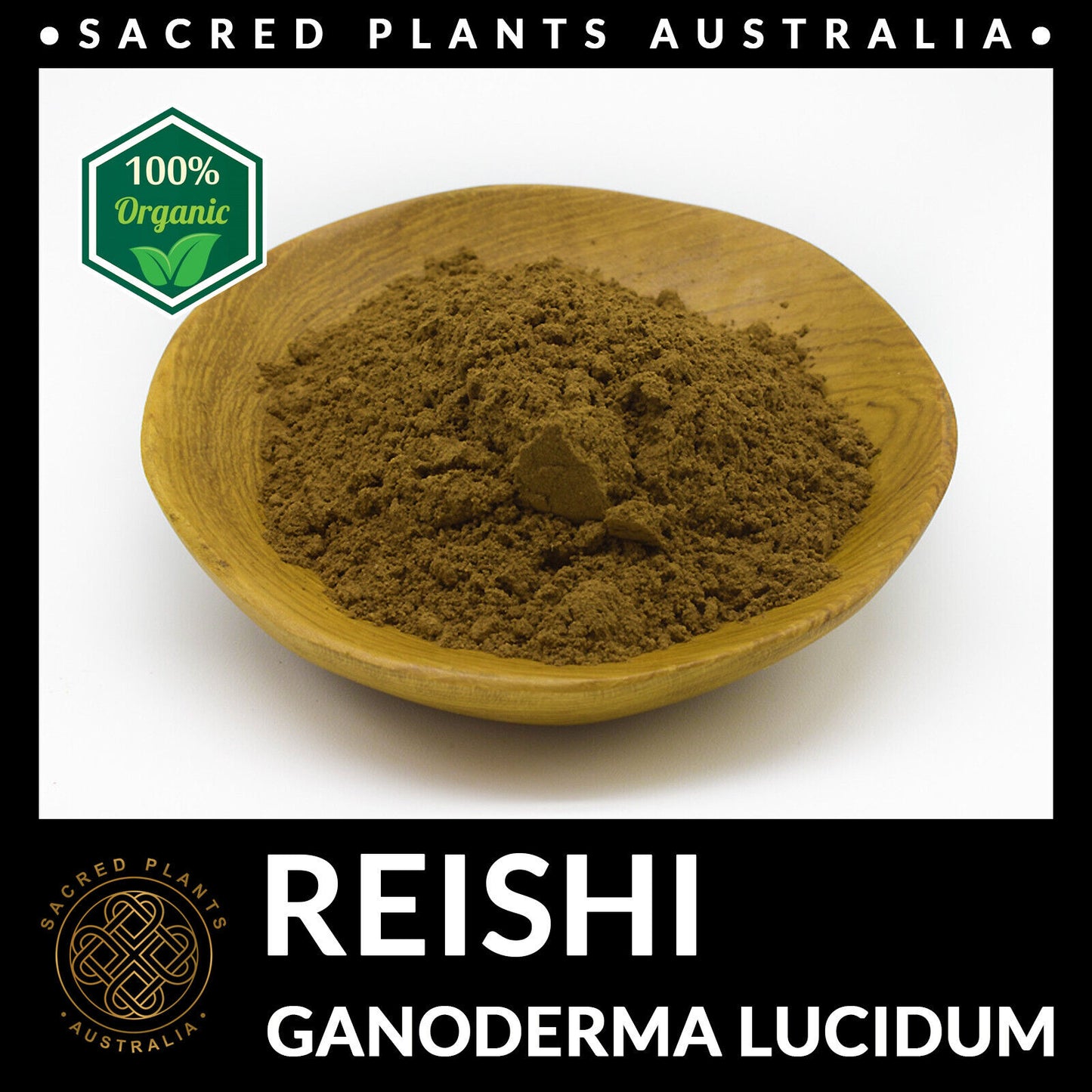 REISHI Mushroom Powder 50g Organic | Ganoderma Lucidum Exotic Medicinal Fungi