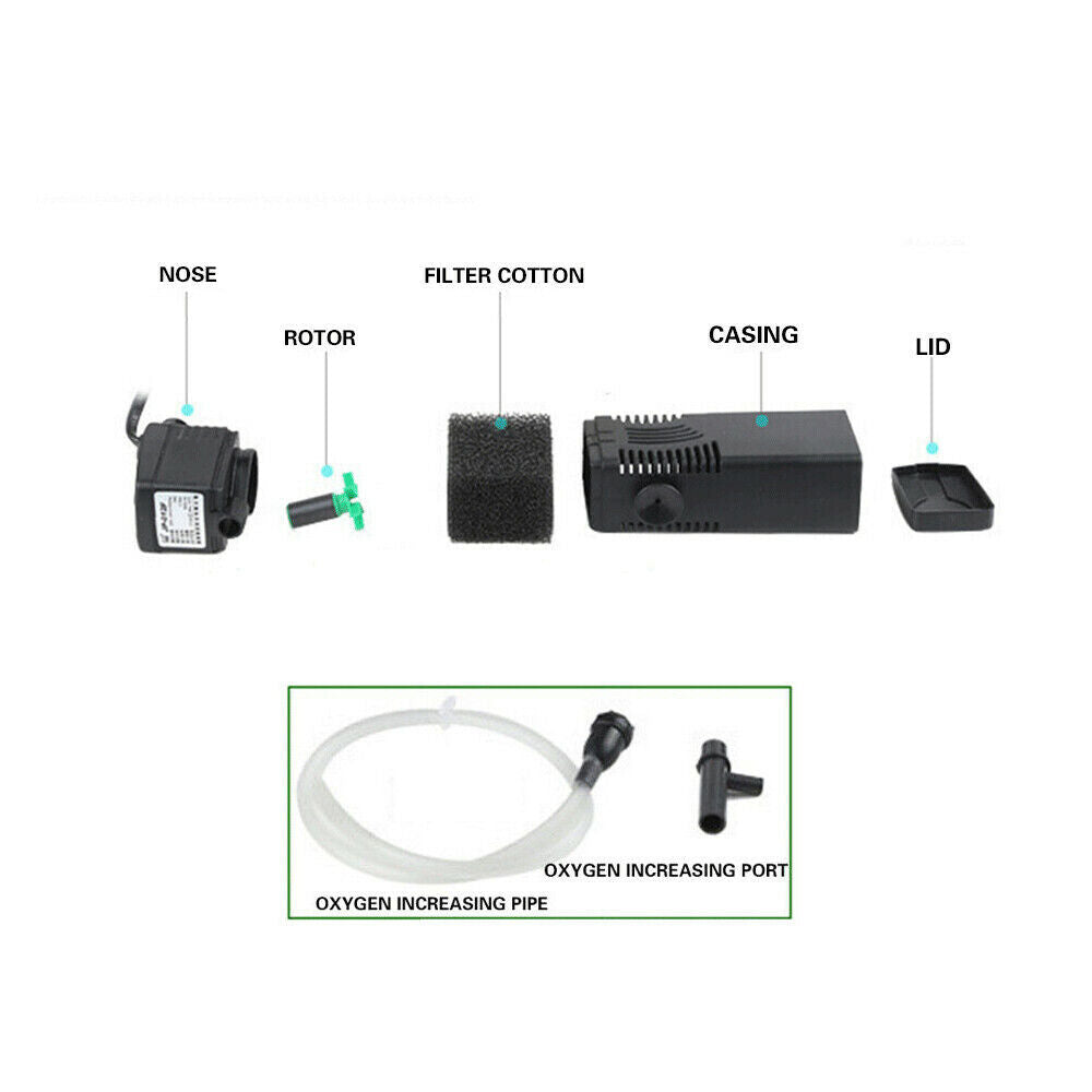 6 in 1 Ice Bath Water Filter Pump