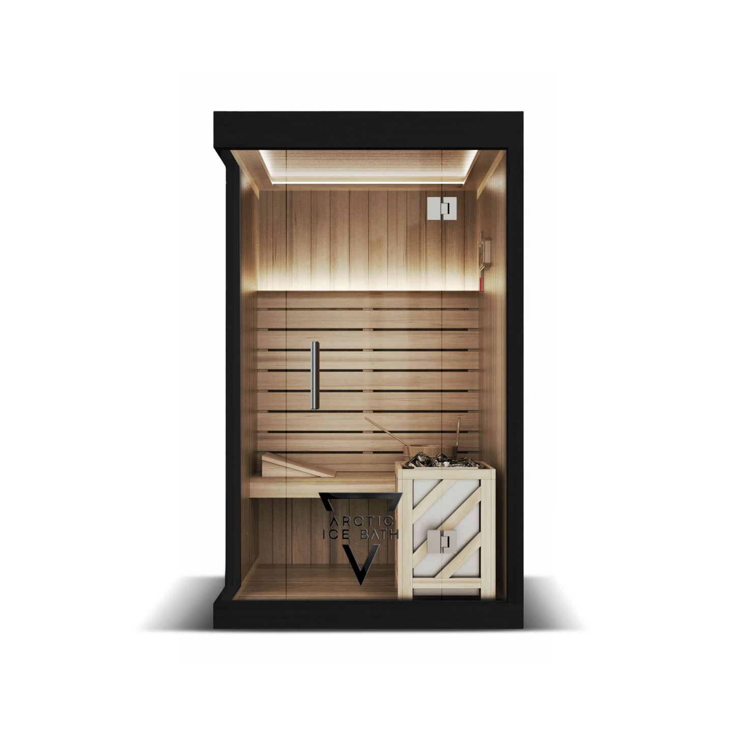 4-6 PERSON TRADITIONAL SAUNA | BLACK SCORCHED SERIES