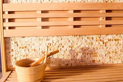 Arctic Six Person Traditional Corner Style Sauna House