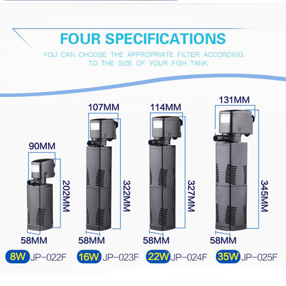 6 in 1 Ice Bath Water Filter Pump